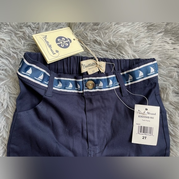 Toddler Navy Blue Dress pants - Picture 4 of 4